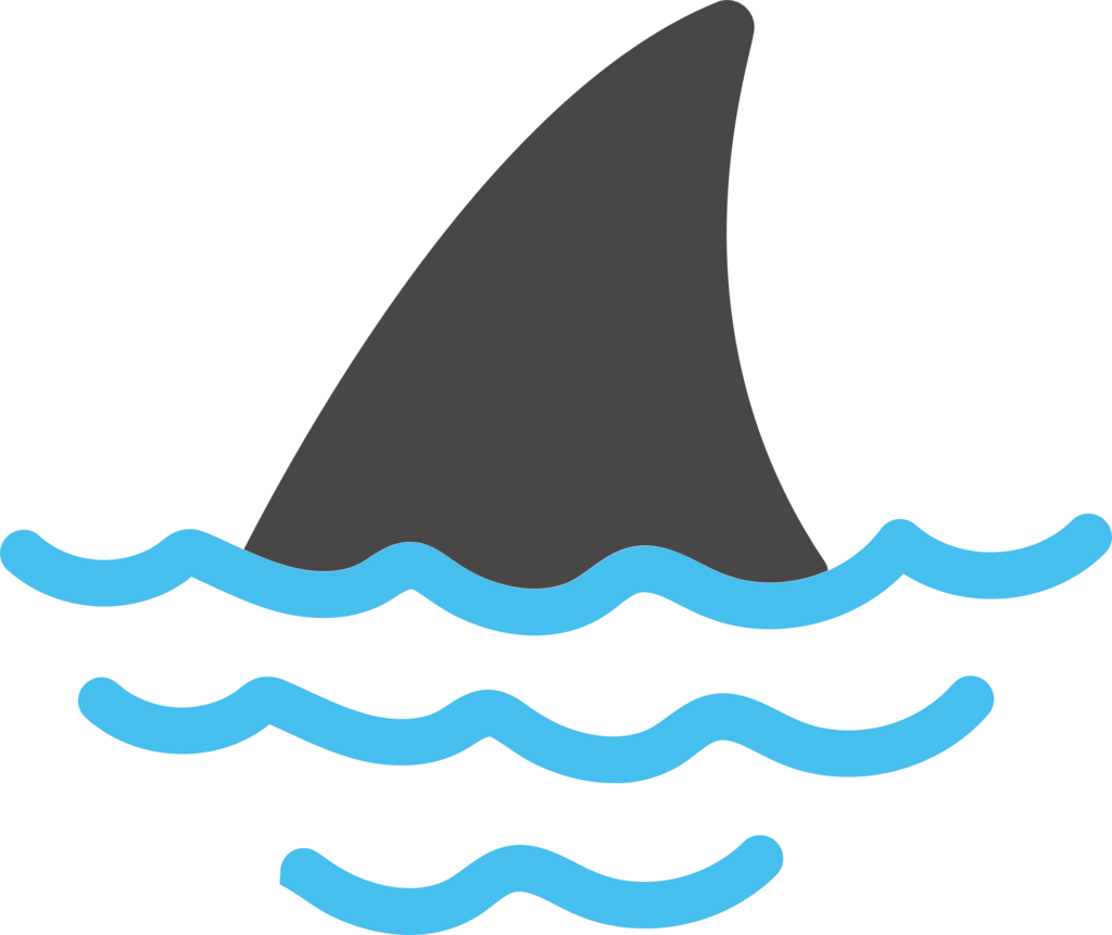 Clipart Football Shark - Shark Fin Clipart Png (1024x861), Png Download