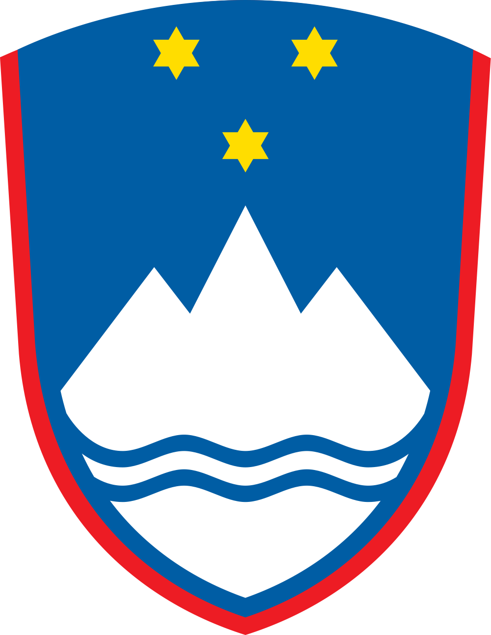 Coat Of Arms Of Slovenia - Grb Slovenije (1000x1293), Png Download