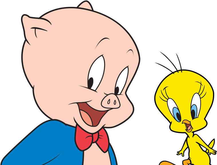 Best Of Looney Tunes - Porky Pig (life Size Stand Up) (1140x620), Png Download