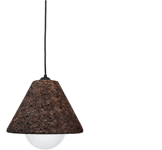 Pendant Cork Light Clever 3d Studio Treniq 1 - Ceiling Fixture (800x533), Png Download