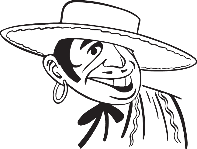 609 Stereotypical Mexican Man - Cartoon (648x490), Png Download