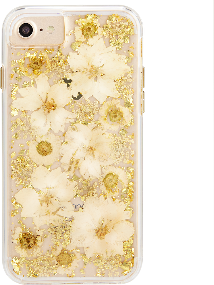 Case-mate Karat Petals Case For Iphone 8/7/6s/6 - Case Mate Iphone X Karat Petals White (1000x1000), Png Download