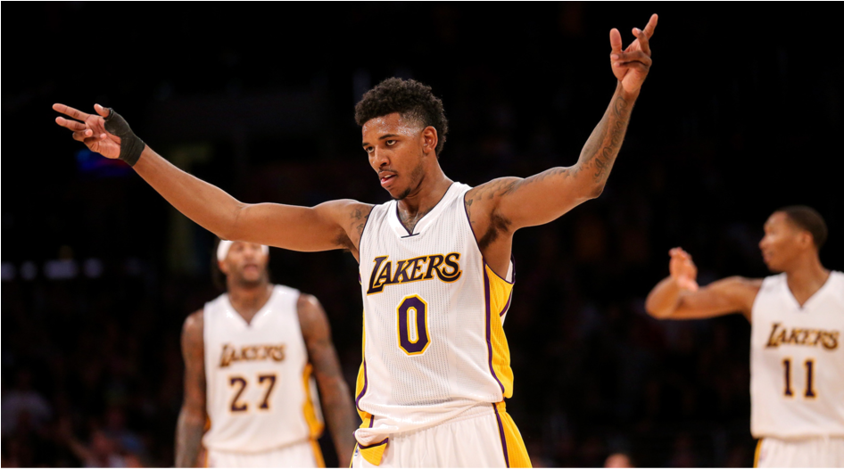 Nick Young - Logolesss - 一起讓好設計發生 - T恤 - Basketball Player (945x1241), Png Download