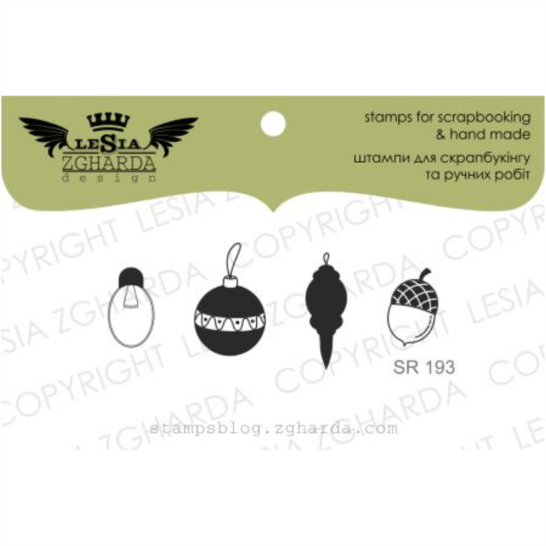 {sr193} Stamp Set "balloon Bulb Acorn" - Label (780x780), Png Download