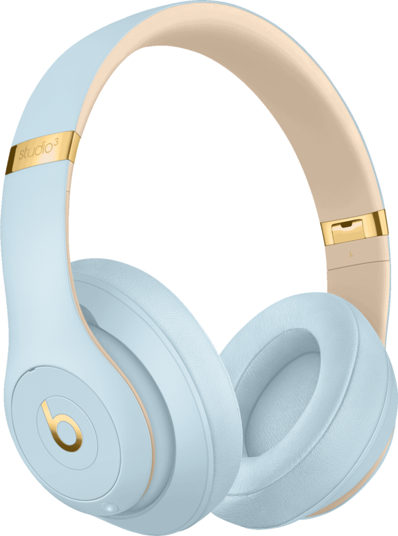 Custom Edition - Beats Studio 3 Wireless Crystal Blue (574x774), Png Download
