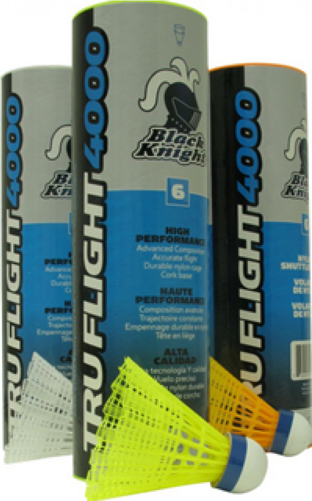 Black Knight Tru Flight 4000 Shuttles - Badminton (1000x1000), Png Download