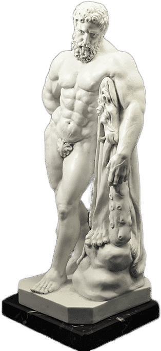 Ercole Farnese, Statue Made In Italy - Statue (1024x768), Png Download