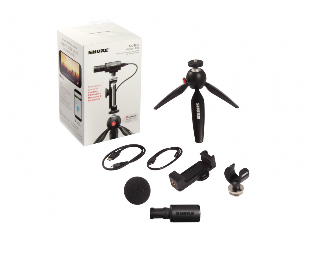 Shr-mv88 Vidkit - Shure Mv88+ (1224x1224), Png Download