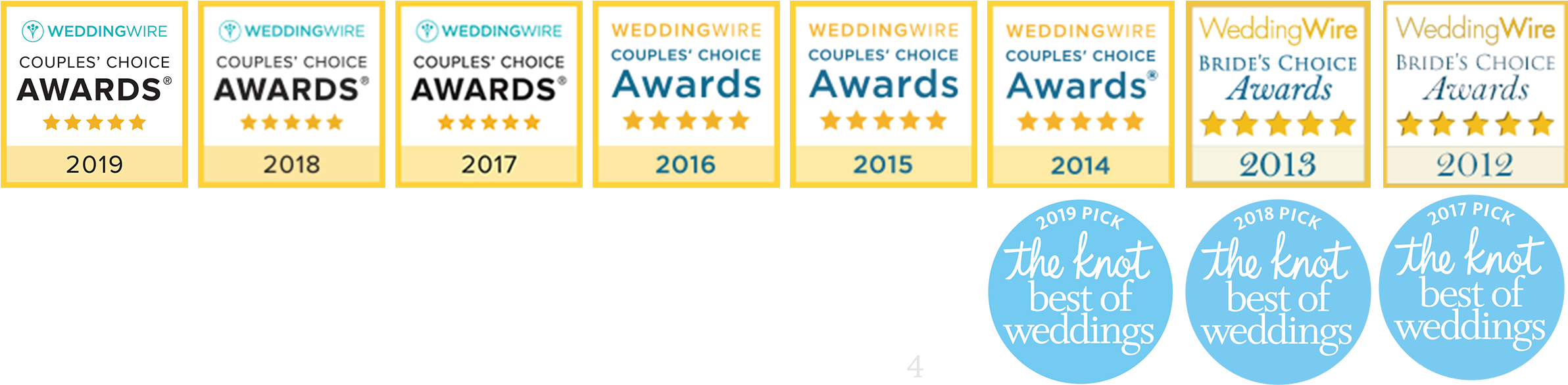 Picture - Knot Best Of Weddings 2010 (2400x600), Png Download