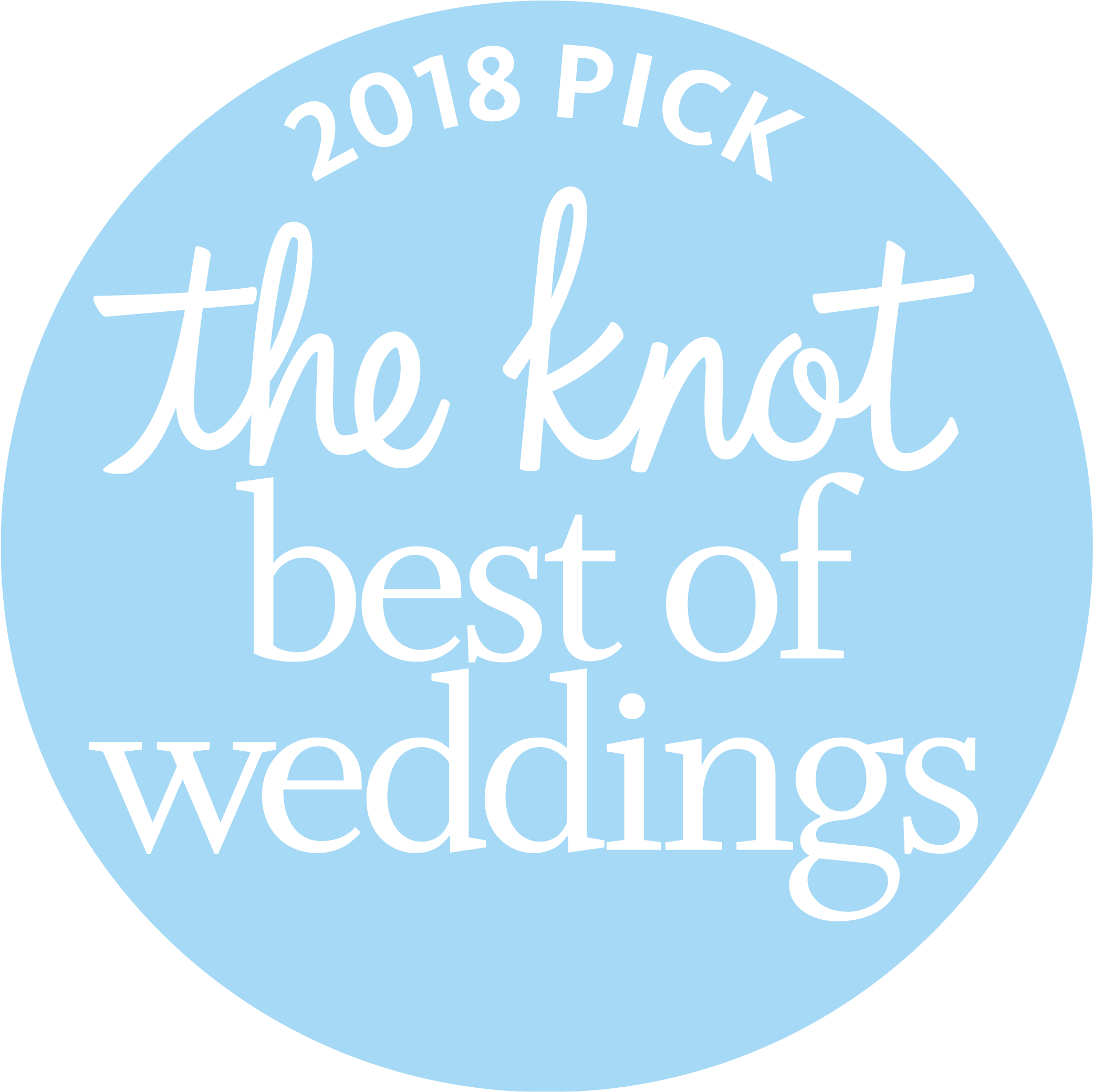 Bow 2018 Badge Print120x120-01 - Knot Best Of Weddings (3000x2400), Png Download