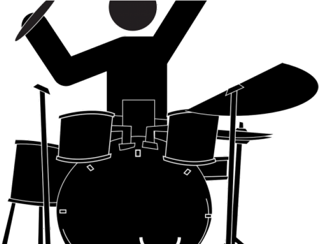 Rock Band Clipart Transparent - Animasi Drummer (640x480), Png Download