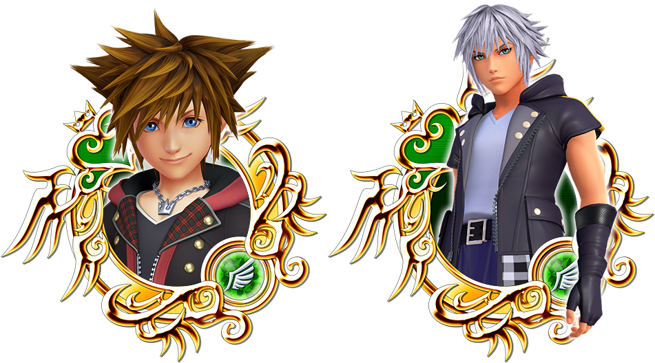 Kh3 Sora Ex Kh3 Riku Exp - Kh 3 Riku Ex+ (972x542), Png Download