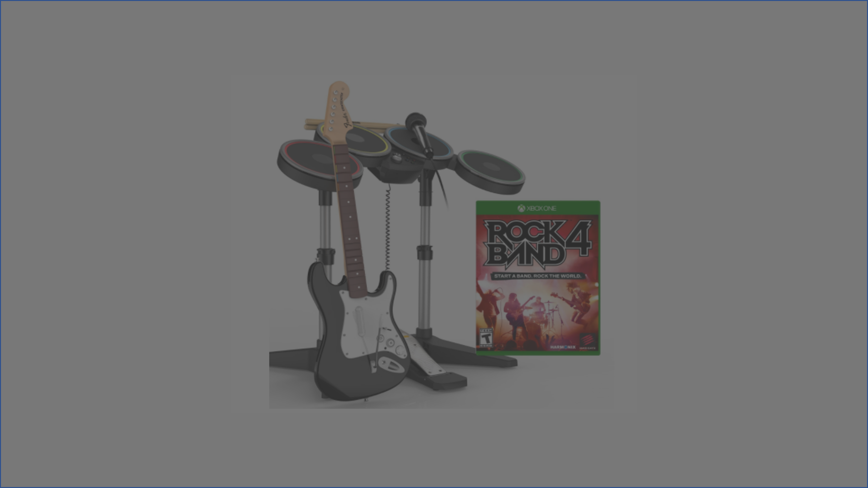 Xbox One Rock Band - Rock Band 4 (1758x989), Png Download