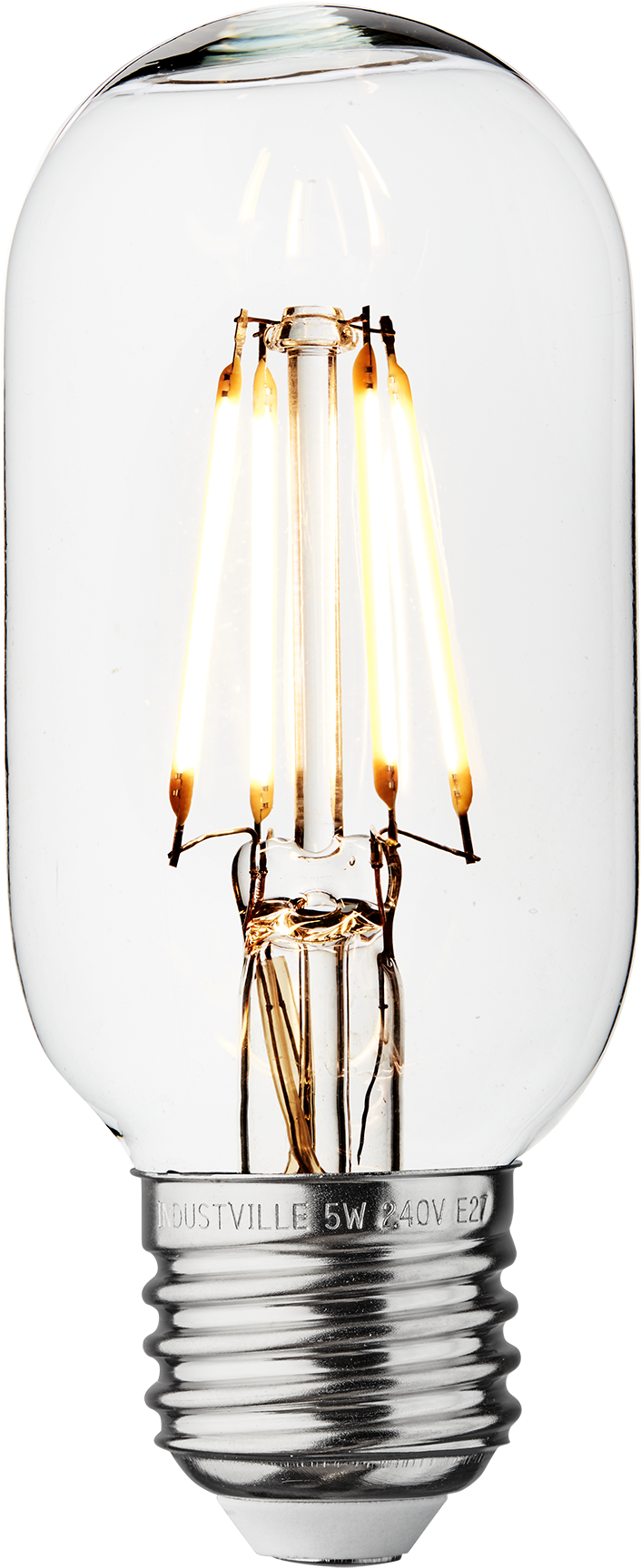 Vintage Led Edison Bulb Old Filament Lamp - Led Filament (2048x2048), Png Download