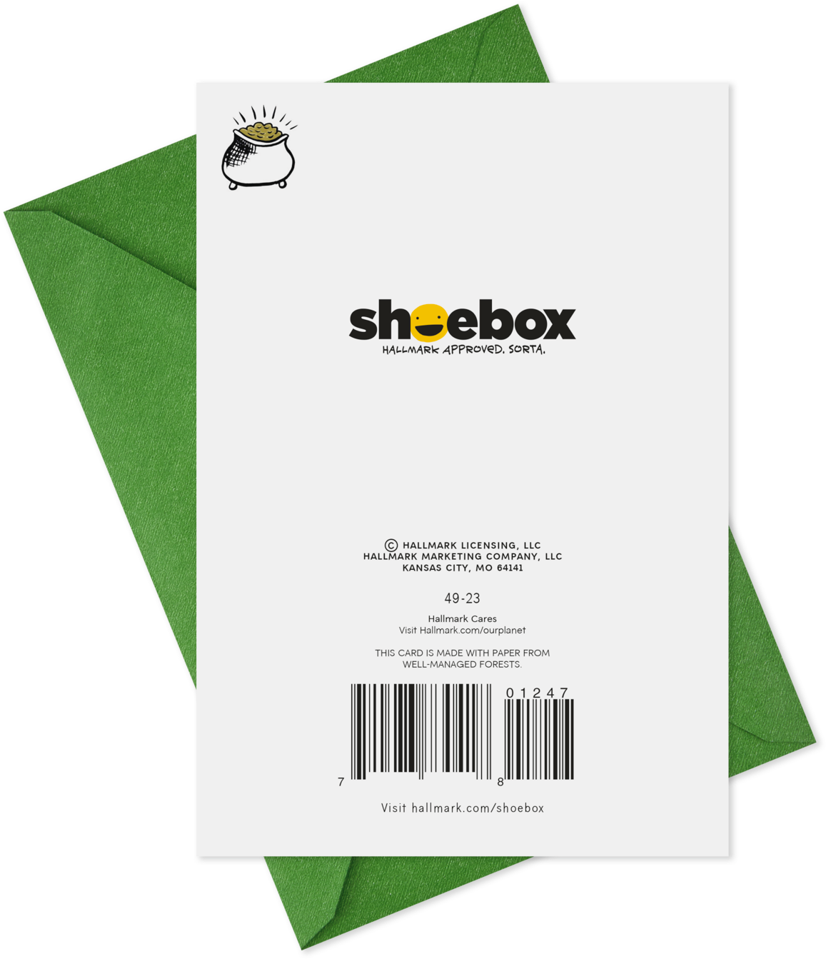 Green Leprechaun Cat Funny St - Greeting Card (1470x1470), Png Download