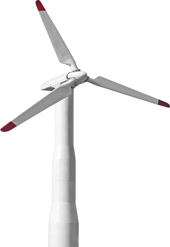 Climate Action - Wind Turbine (550x800), Png Download