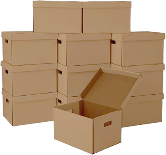 Moving And Storage Boxes - Cajas De Archivo Png (600x600), Png Download