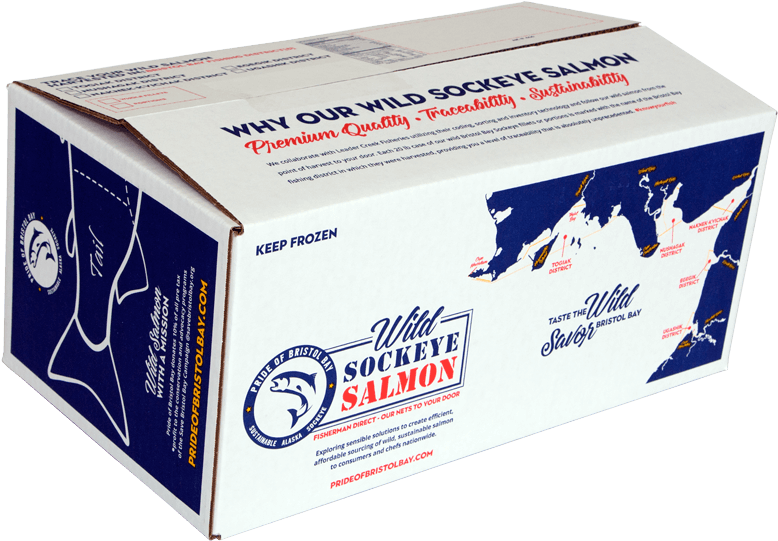 Frozen Fish Shipper With Polystyrene Inner - Carton (800x565), Png Download