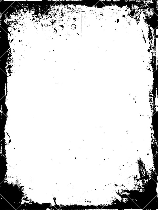 Grunge Background Texture - Grunge Border (600x800), Png Download