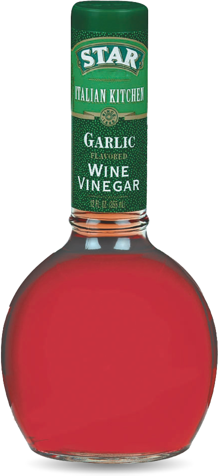 12 Oz - White Wine Vinegar (525x1050), Png Download