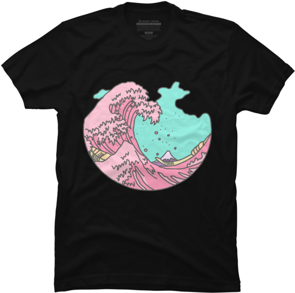 Japanese Anime Pastel Wave - Rock Lee Shirt (650x650), Png Download