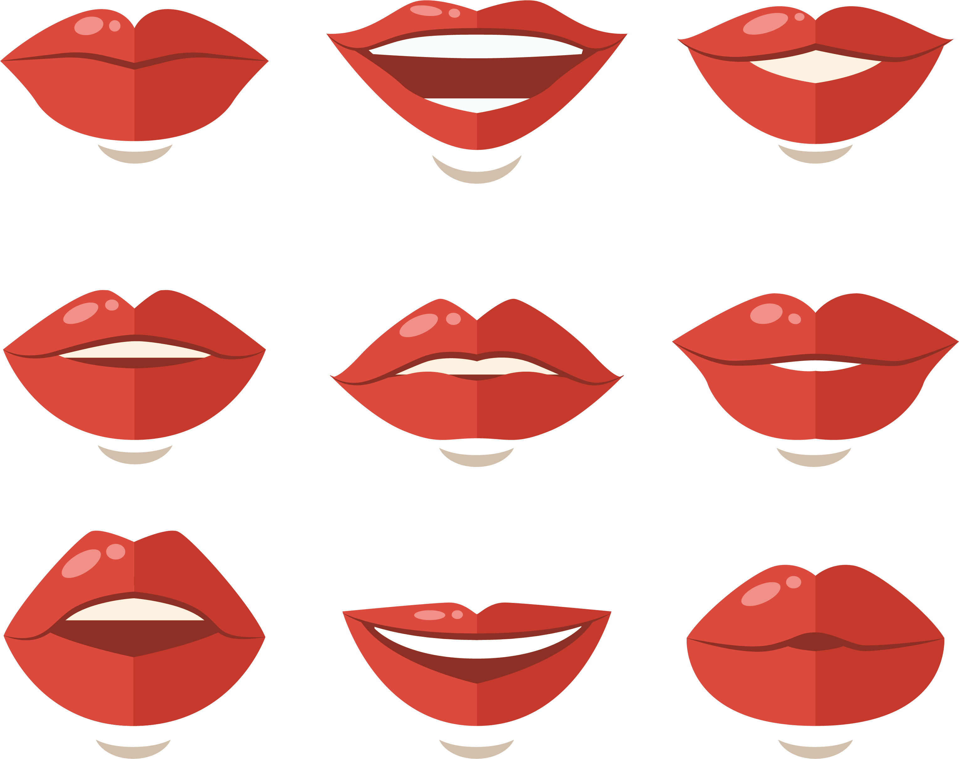 Lip Balm Mouth Clip Art - Women Mouth Clip Art (3176x2538), Png Download