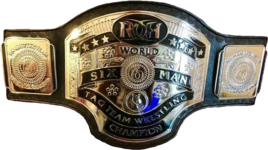 Best Champions Of All Time - Roh Six Man Tag Titles (932x539), Png Download