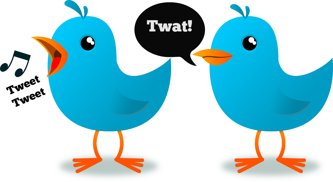 Twatter - Bird Singing Clipart Png (1280x700), Png Download