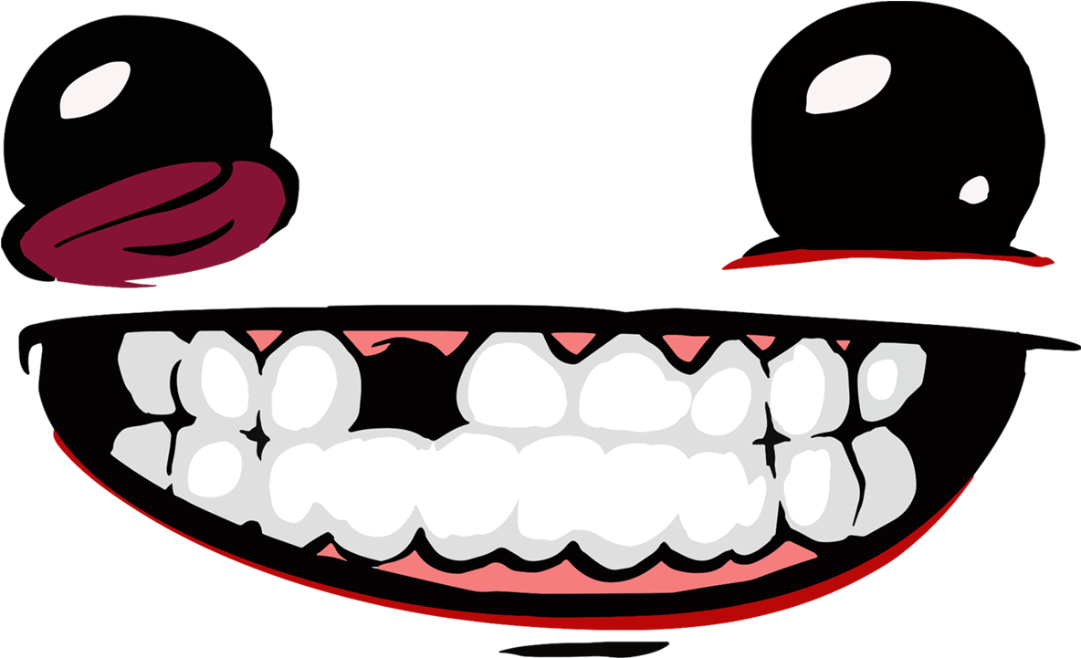 Undefined - Super Meat Boy Face Png (1544x939), Png Download
