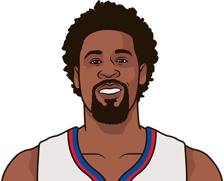 Deandre Jordan Has Eight 20 Rebound Games This Season, - Illustration (750x606), Png Download