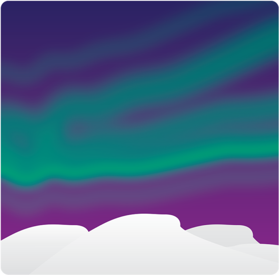 Aurora Borealis - Transparent Aurora Borealis Clipart (1032x774), Png Download