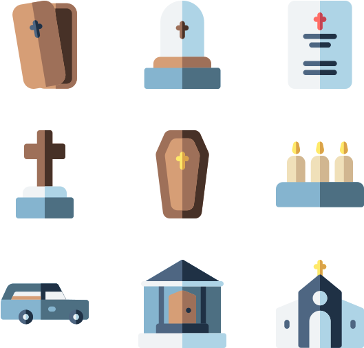 Funeral - Cross (600x564), Png Download