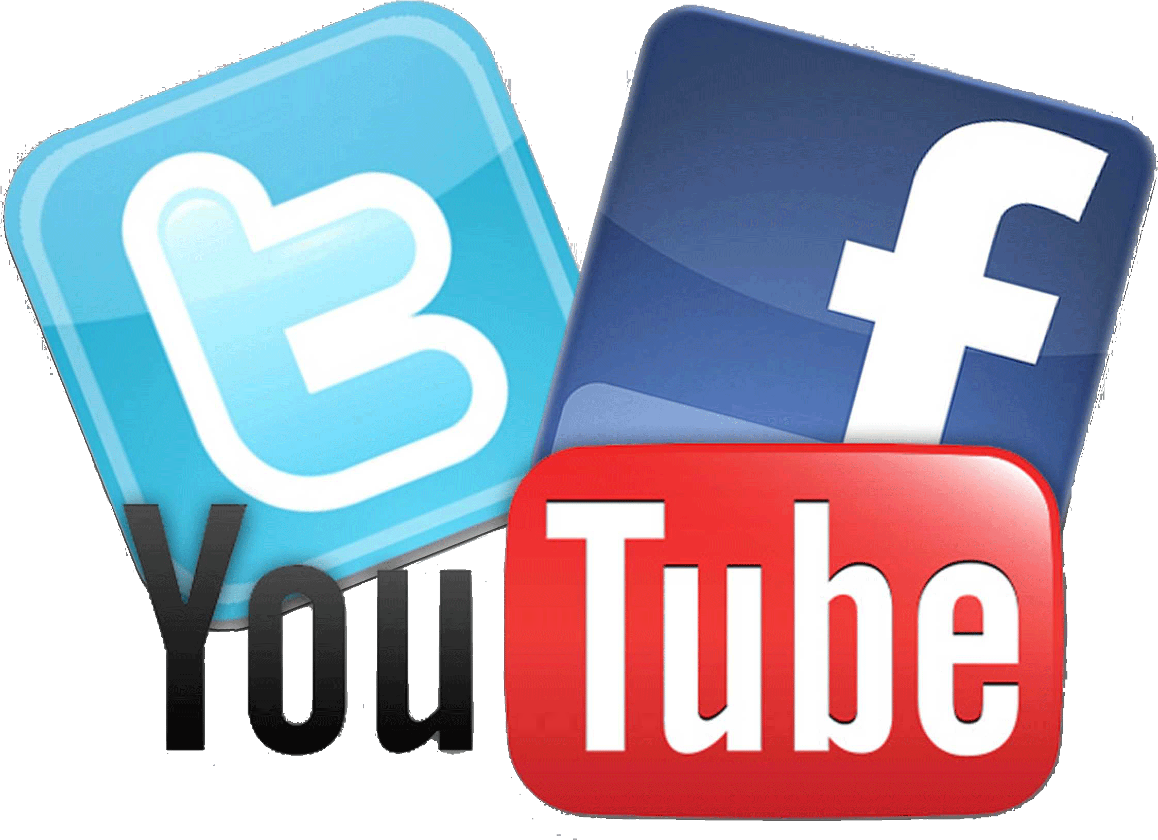 Facebook Twitter Youtube Logo Png Wwwpixsharkcom - Youtube (2768x2136), Png Download