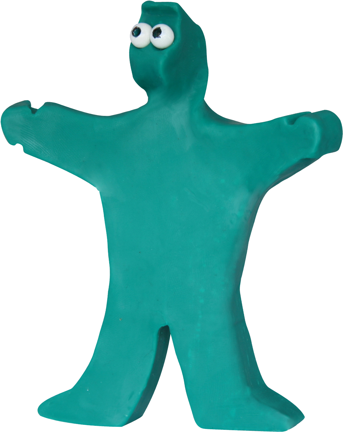 Clear-cut Plasticine Character - Animal Figure (1114x1434), Png Download