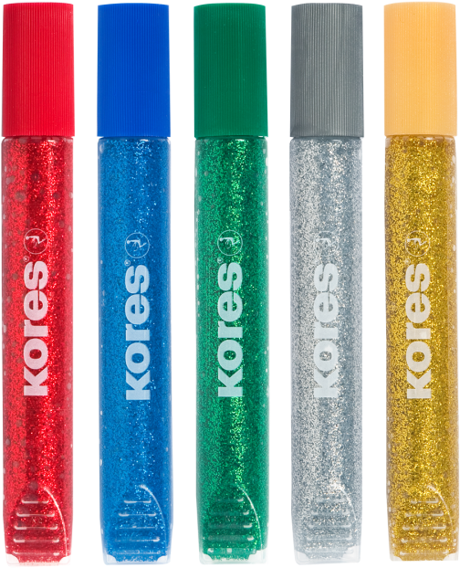 Glitter Glue - Kores (700x700), Png Download