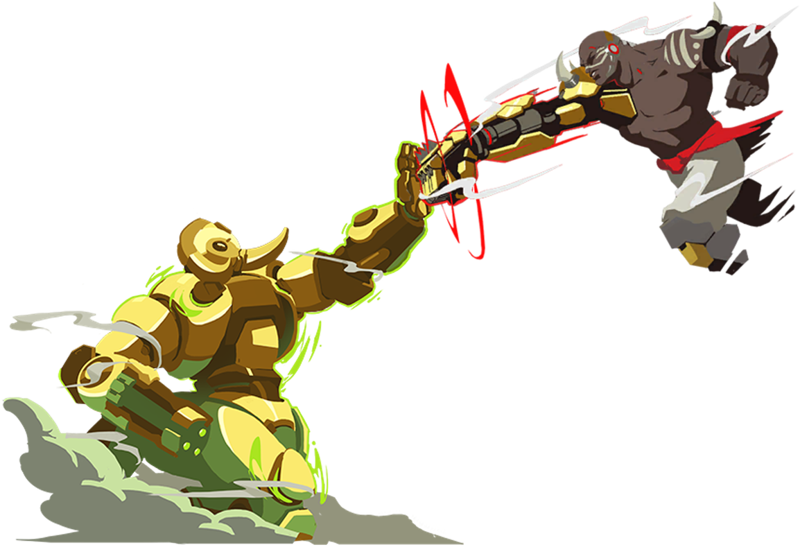 1200 X 920 3 - Overwatch Orisa Vs Doomfist (1200x920), Png Download