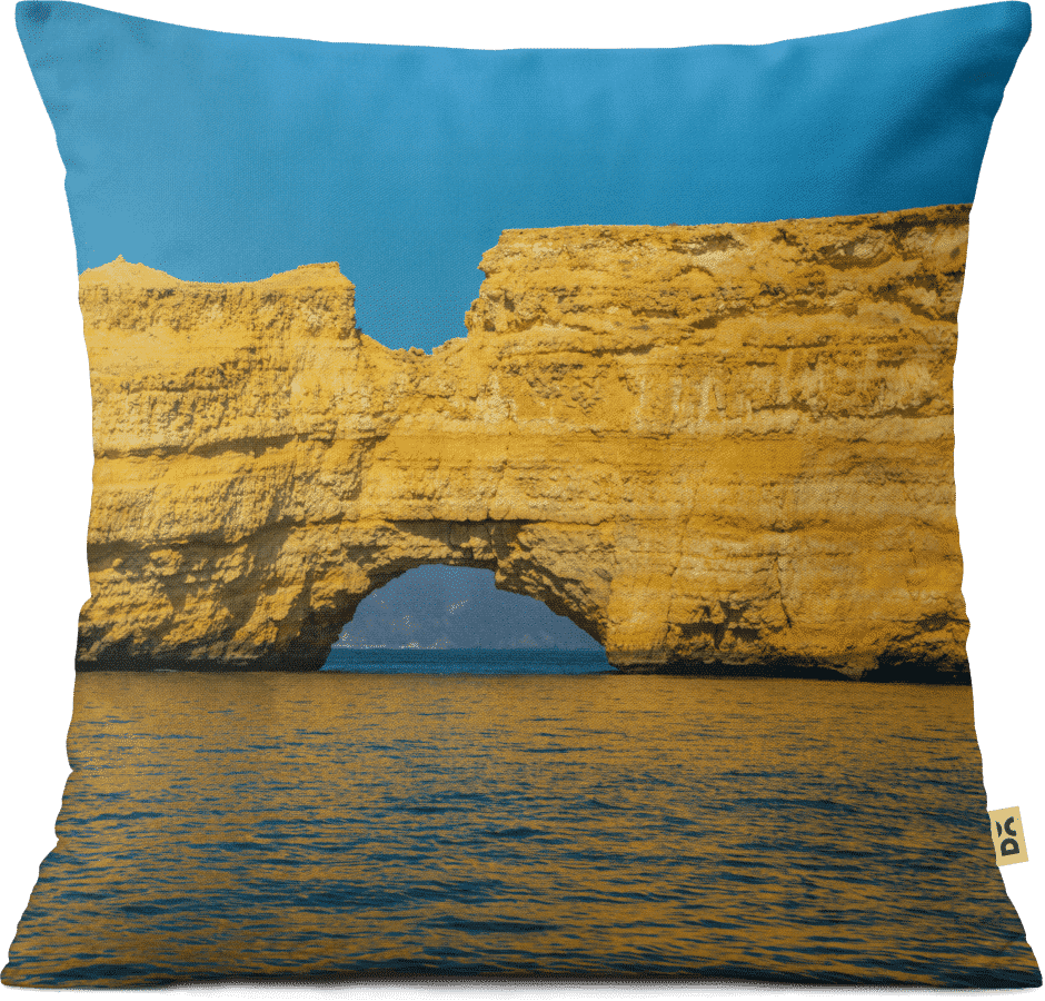 Dailyobjects Experience Oman Overpass 12" Cushion Cover - Natural Arch (940x900), Png Download