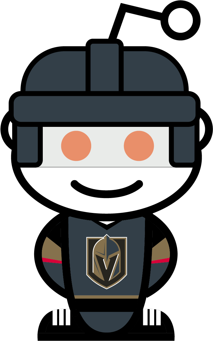 Goldenknights - Reddit Snoo (862x1251), Png Download