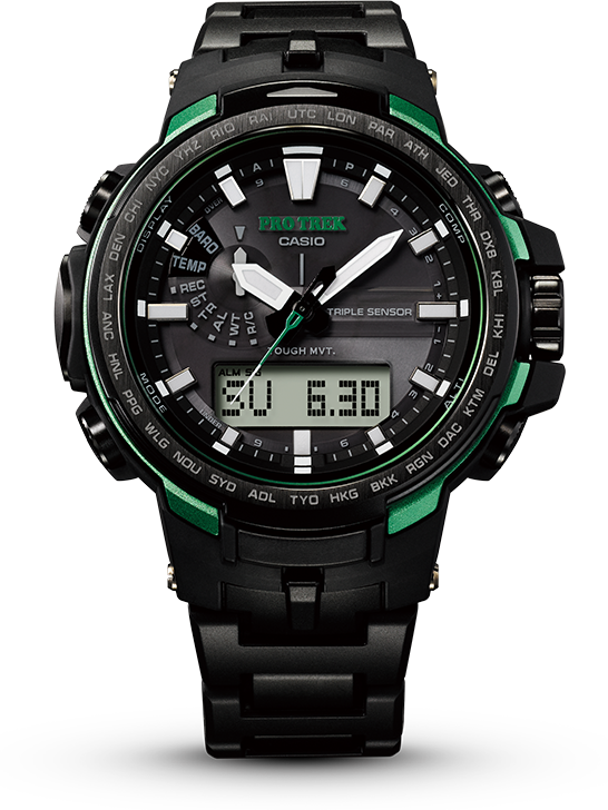 2014 Combination Model With Triple Sensor, Ver - Casio Prw 6100yt 1d (546x728), Png Download