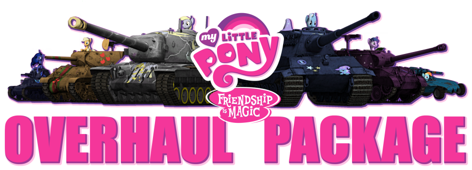 [0 - 9 - 3][mlp - Fim] My Little Pony Overhaul Package - Tank (1080x370), Png Download