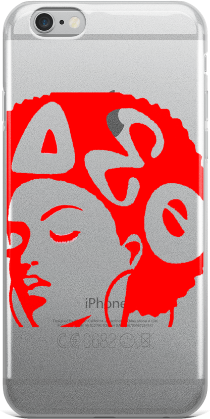 Delta Sigma Theta Afro Iphone 5/5s/se, 6/6s, 6 - Delta Sigma Theta Svg (1000x1000), Png Download