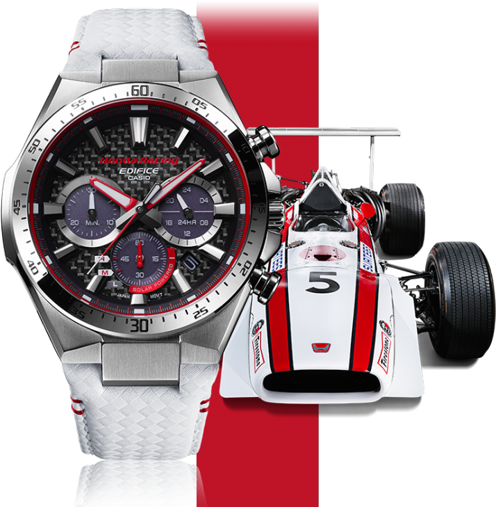 Casio Edifice Eqs 800hr 1a Honda Racing Limited Edition - Casio Edifice Honda Racing (744x735), Png Download