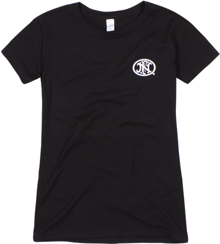Fn America Ladies Thin Blue Line Tee - T Shirt Lacoste Homme Noir (600x600), Png Download