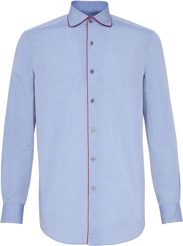 Cotton Azure Shirt - Shirt (960x1440), Png Download