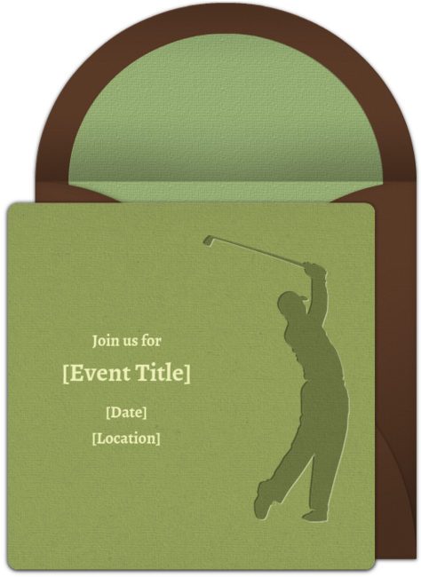Golf Swing Online Invitation - Speed Golf (650x650), Png Download