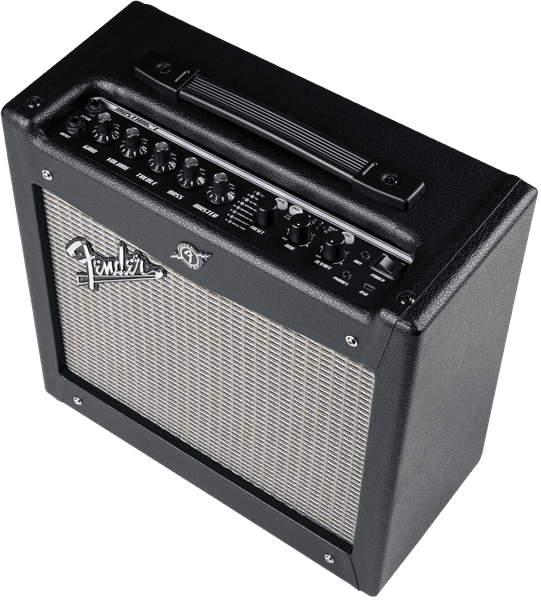 2300100000 Amp Dtl 001 Nr 2300100000 Amp Dtl 002 Nr - Fender Mustang 1 V2 70w (541x600), Png Download