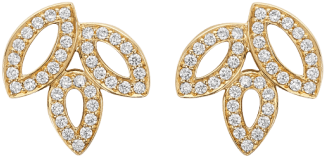Main Navigation Section - Small Gold And Diamond Earrings (760x500), Png Download