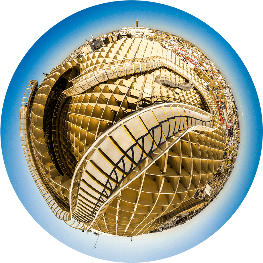 Setas De Sevilla - Circle (1000x954), Png Download