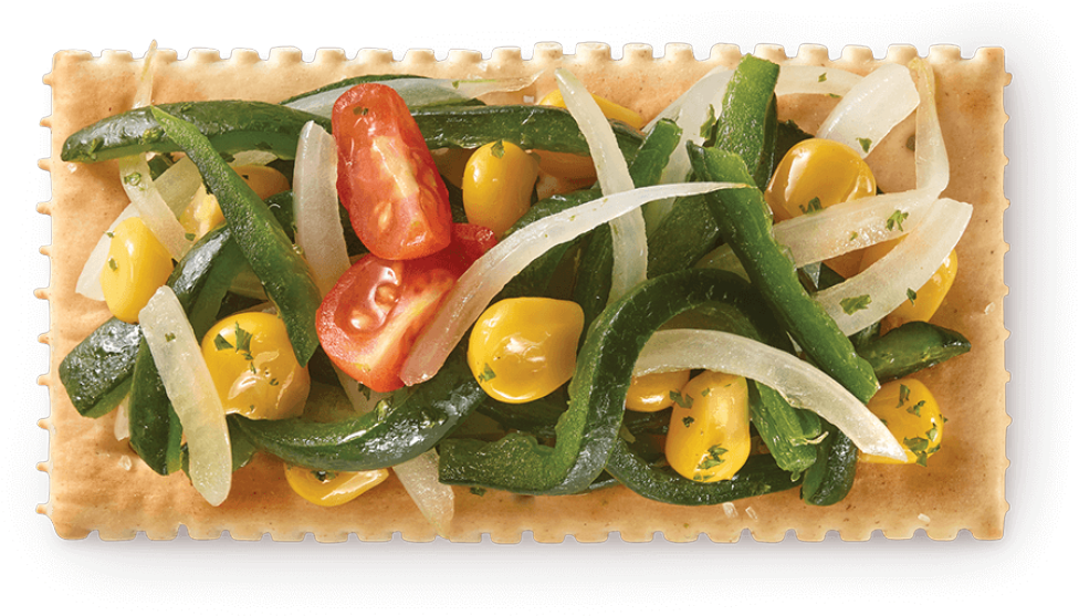 Saladitas Con Rajas De Poblano Y Elote - Yellow Pepper (1024x603), Png Download