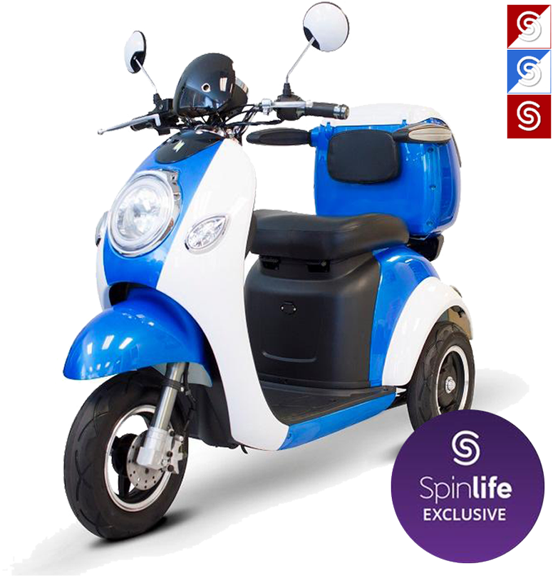 Ew Vintage Sle Mobility Scooter By Ewheels - Ewheels Ew-37 Vintage Scooter (860x860), Png Download